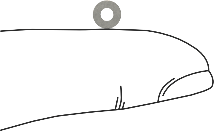 18-8 Paslanmaz Çelik Şimler, 3/32" ID x 13/64" OD, 0,004 inç Kalınlık