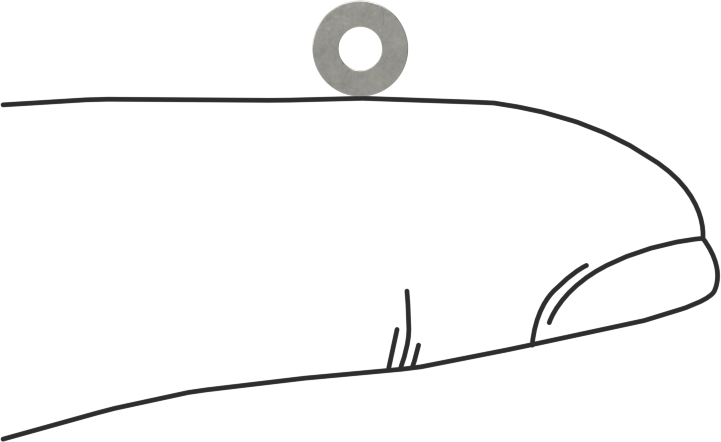 18-8 Paslanmaz Çelik Şimler, 3/32" ID x 13/64" OD, 0,005" Kalınlık