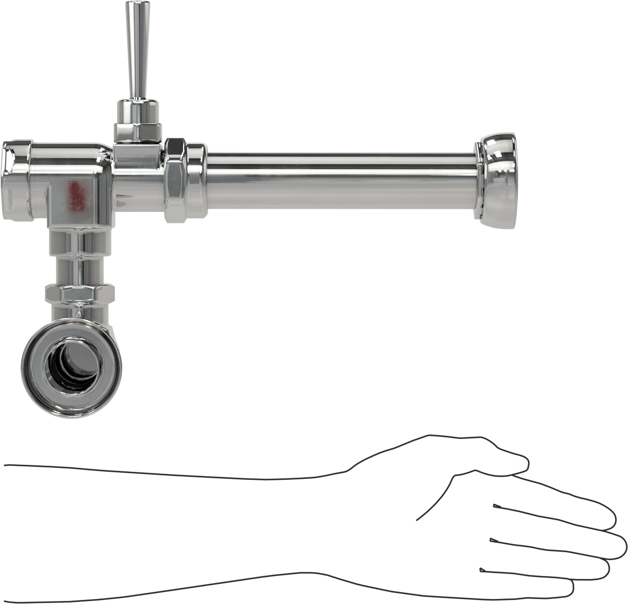 American Standard Sifon Valfi, Tuvalet için, 11-1/2" Mesafe, 1,6 Gpf, #6047161.002