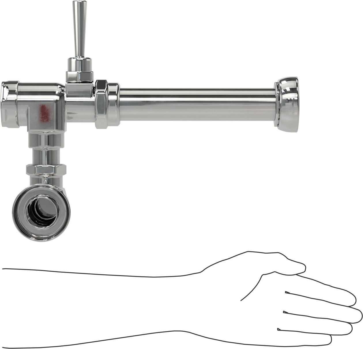 American Standard Sifon Valfi, Tuvalet için, 11-1/2" Mesafe, 1,28 Gpf, #6047121.002