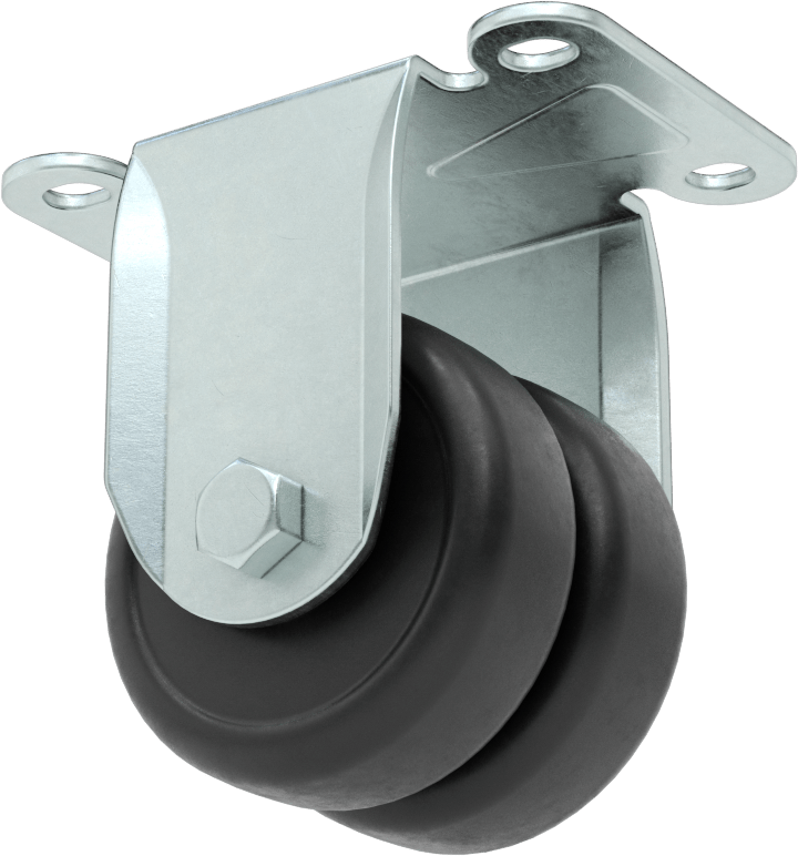 Cart-King Tekerlek, Rigid, 2-1/2" Çaplı 70A Durometre Tekerlek, Kovan Yatağı