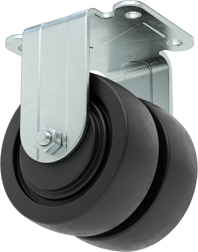 Cart-King Tekerlek, Rigid, 3-1/2" Çap 70A Durometre Tekerleği, Kovan Yatağı