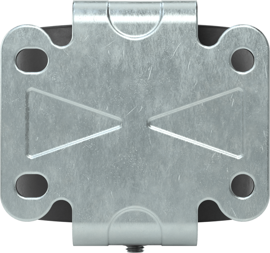 Cart-King Tekerlek, Rigid, 4" Çap 70A Durometre Tekerlek, Rulman