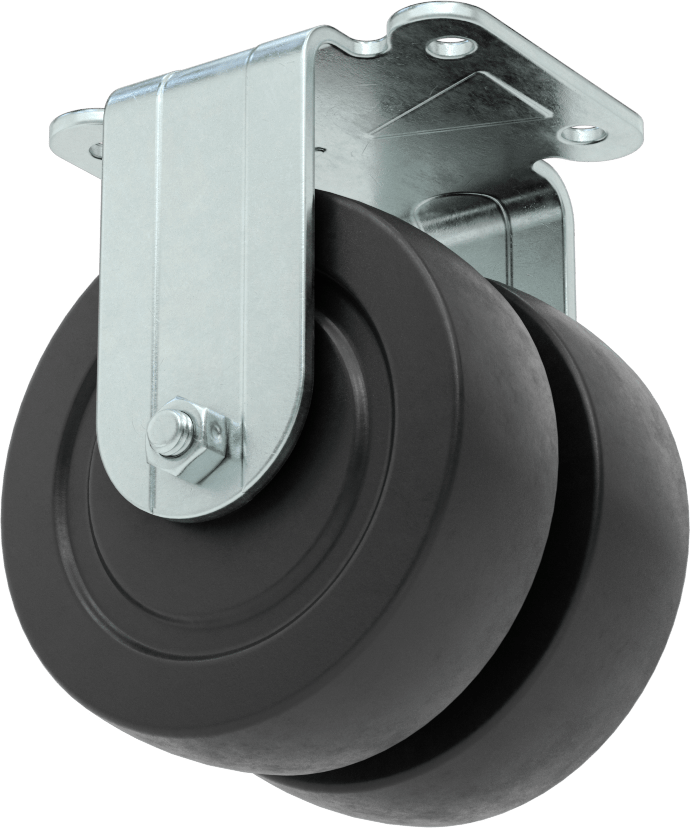 Cart-King Tekerlek, Rigid, 4" Çap 70A Durometre Tekerlek, Rulman
