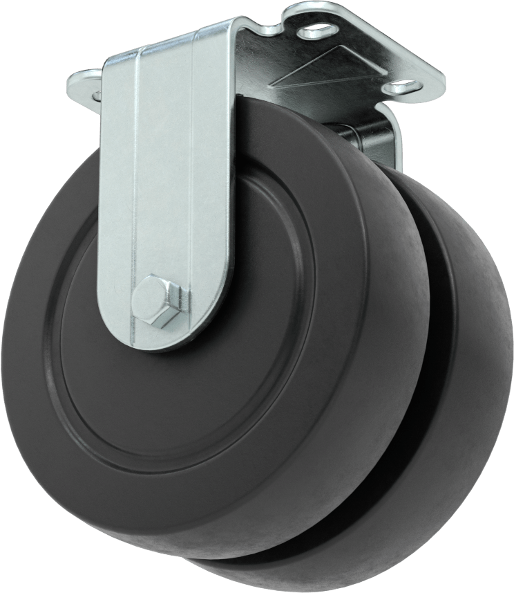 Cart-King Tekerlek, Rigid, 5" Çaplı 70A Sertlikte Tekerlek, Rulman