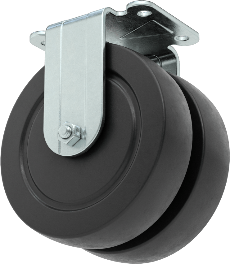 Cart-King Tekerlek, Rigid, 5" Çaplı 70A Sertlikte Tekerlek, Rulman