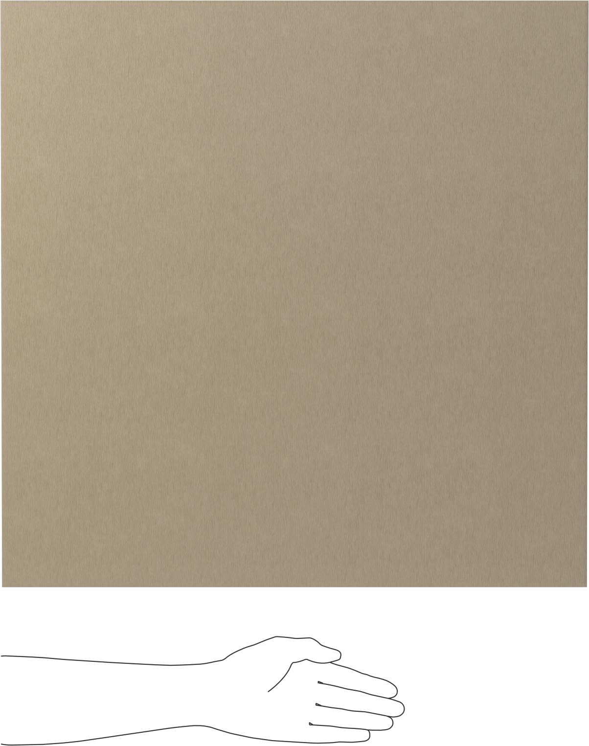 Garolit Levha, 24“ Genişlik x 24” Uzunluk, 1/32" Kalınlık