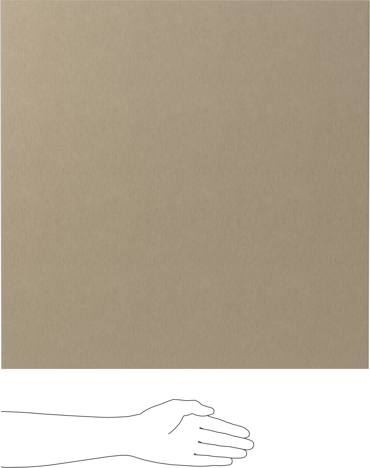 Garolit Levha, 24“ Genişlik x 24” Uzunluk, 5/8" Kalınlık