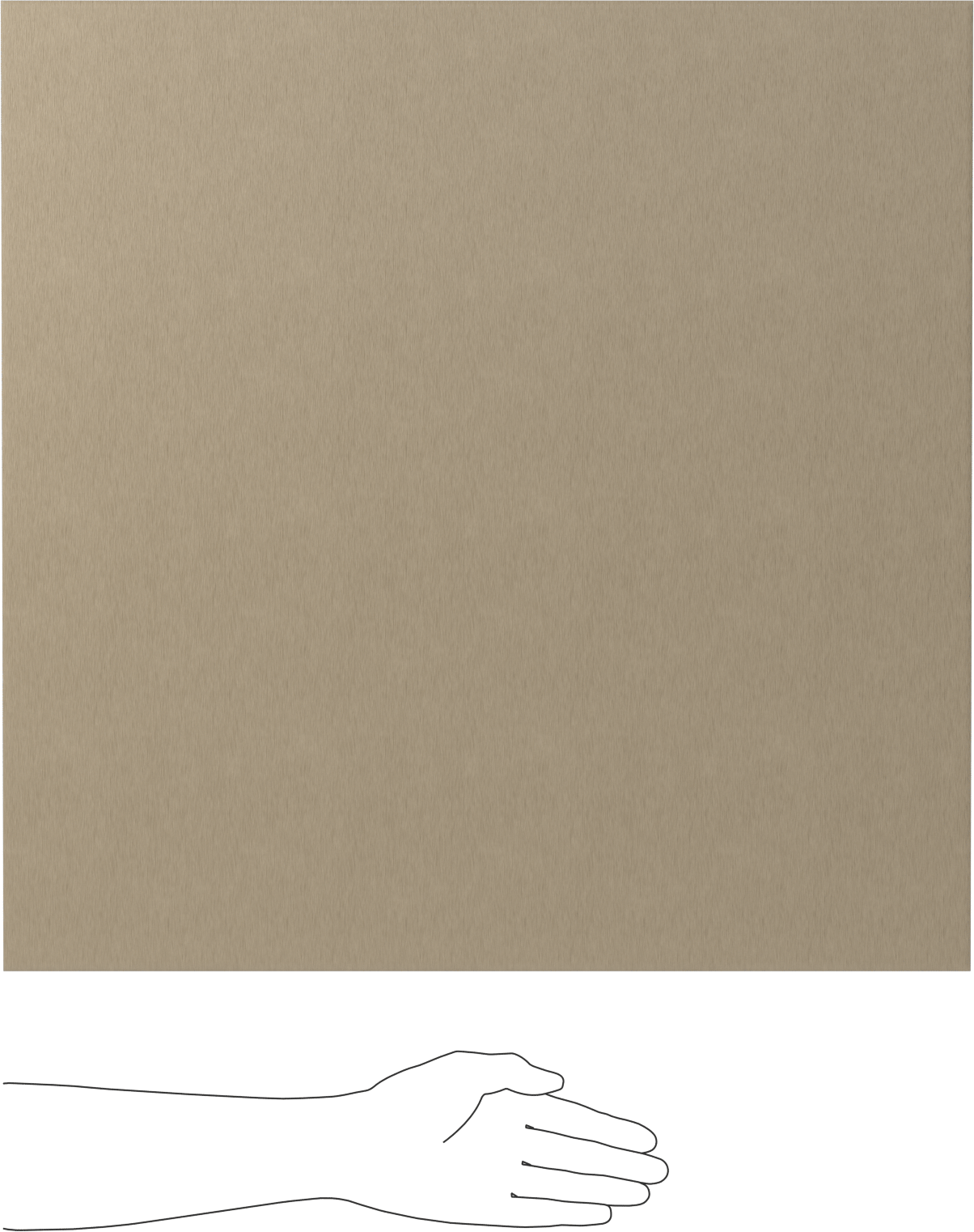 Garolit Levha, 24“ Genişlik x 24” Uzunluk, 3/4" Kalınlık
