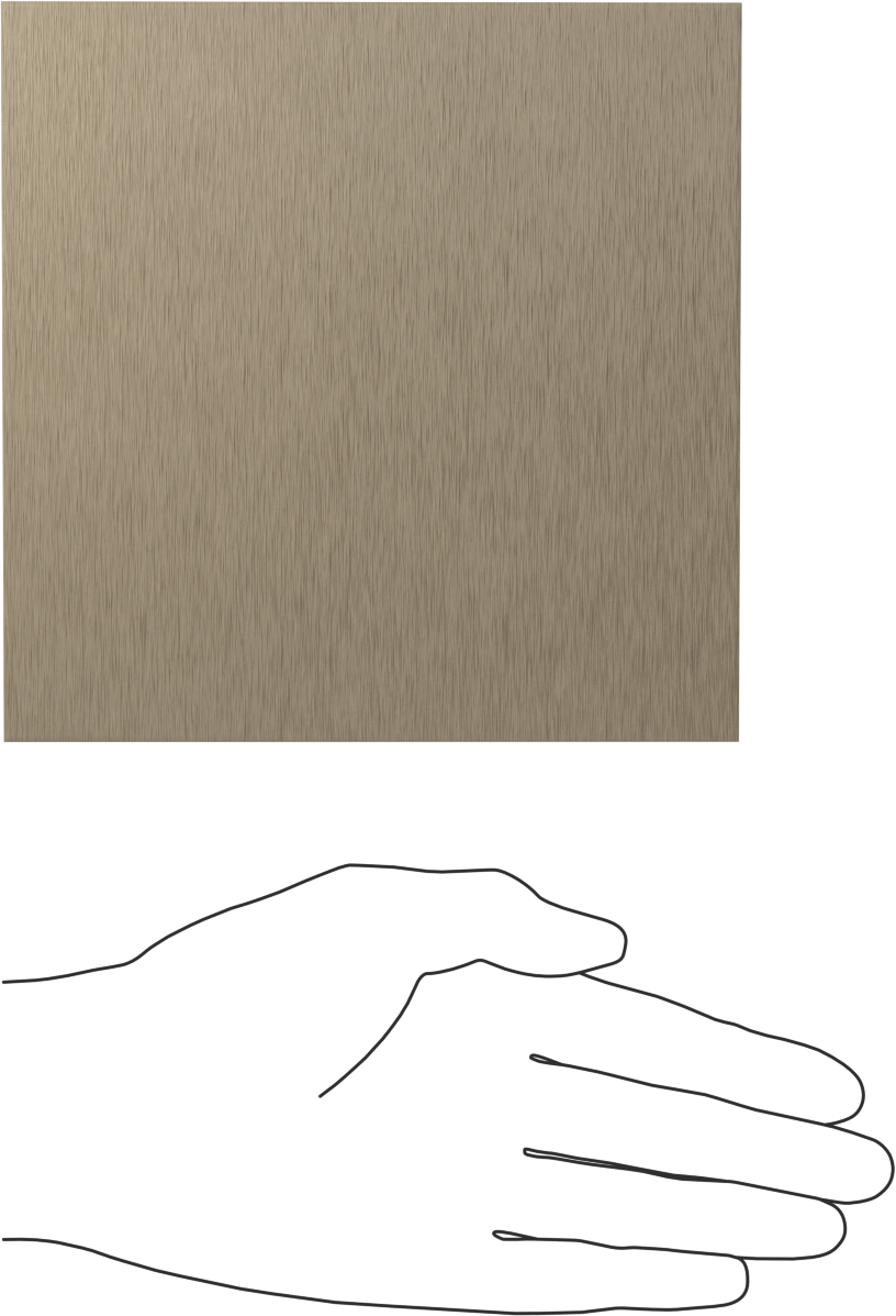 Garolit Levha, 6“ Genişlik x 6” Uzunluk, 1/8" Kalınlık