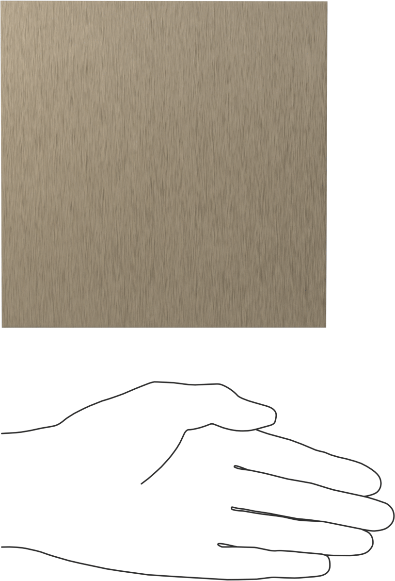 Garolit Levha, 6“ Genişlik x 6” Uzunluk, 3/16" Kalınlık