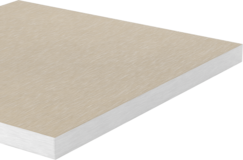 Garolit Levha, 6“ Genişlik x 6” Uzunluk, 3/8" Kalınlık