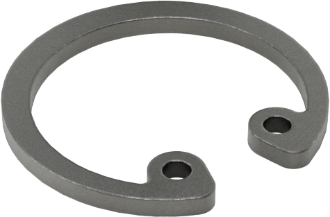 İç Tutma Halkası, 1/2" İç Çap için, Siyah Fosfatlı 1060-1090 Yay Çeliği