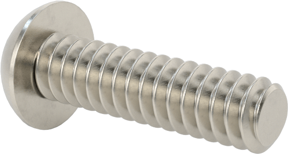 Asimetrik Sürgülü Başlı Vidalar, Kurcalamaya Dayanıklı, 6-32 Diş, 1/2" Uzunluk