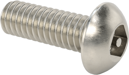 Asimetrik Sürgülü Başlı Vidalar, Kurcalamaya Dayanıklı, 8-32 Diş, 1/2" Uzunluk