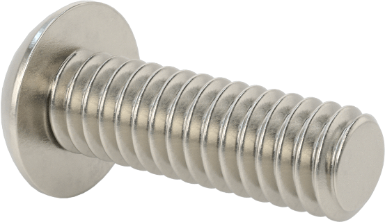 Asimetrik Sürgülü Başlı Vidalar, Kurcalamaya Dayanıklı, 8-32 Diş, 1/2" Uzunluk