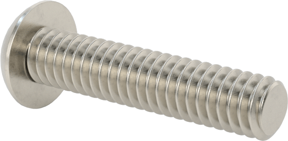 Asimetrik Sürgülü Başlı Vidalar, Kurcalamaya Dayanıklı, 8-32 Diş, 3/4" Uzunluk