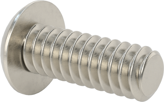Asimetrik Sürgülü Başlı Vidalar, Kurcalamaya Dayanıklı, 10-24 Diş, 1/2" Uzunluk