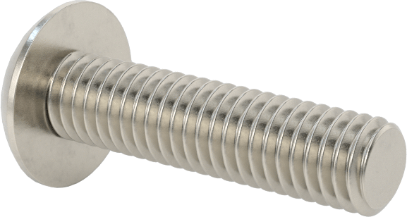 Asimetrik Sürgülü Başlı Vidalar, Kurcalamaya Dayanıklı, 10-32 Diş, 3/4" Uzunluk