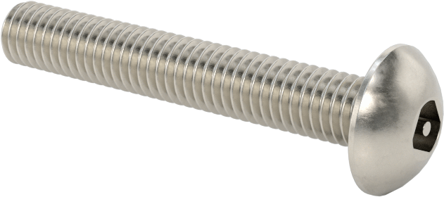 Asimetrik Sürgülü Başlı Vidalar, Kurcalamaya Dayanıklı, 10-32 Diş, 1-1/4" Uzunluk