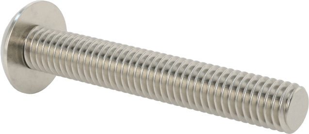 Asimetrik Sürgülü Başlı Vidalar, Kurcalamaya Dayanıklı, 10-32 Diş, 1-1/4" Uzunluk