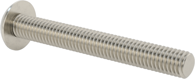 Asimetrik Sürgülü Başlı Vidalar, Kurcalamaya Dayanıklı, 10-32 Diş, 1-1/2" Uzunluk