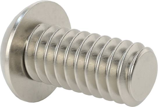 Asimetrik Sürgülü Başlı Vidalar, Kurcalamaya Dayanıklı, 1/4"-20 Diş, 1/2" Uzunluk