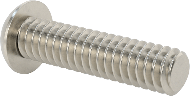 Asimetrik Sürgülü Başlı Vidalar, Kurcalamaya Dayanıklı, 1/4"-20 Diş, 1" Uzunluk