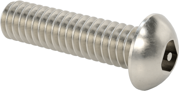 Asimetrik Sürgülü Başlı Vidalar, Kurcalamaya Dayanıklı, 1/4"-20 Diş, 1" Uzunluk