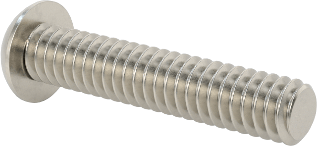 Asimetrik Sürgülü Başlı Vidalar, Kurcalamaya Dayanıklı, 1/4"-20 Diş, 1-1/4" Uzunluk