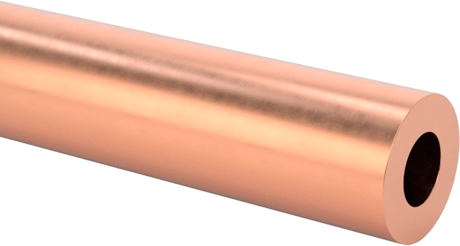 Genel Amaçlı Bakır Boru, 4 mm OD, 2 mm ID, 7400 PSI @ 72°F Maksimum