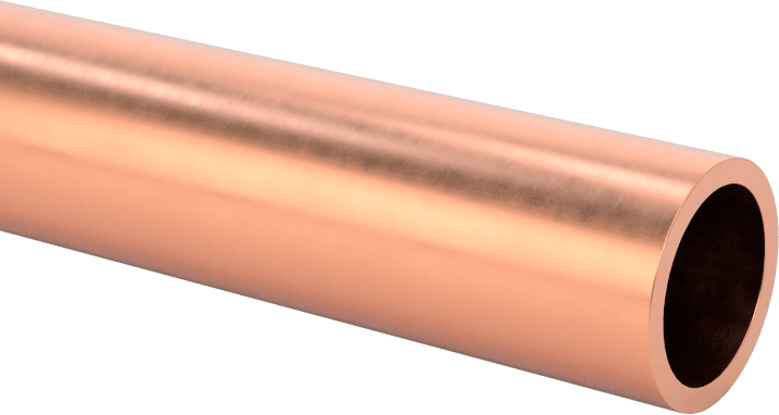 Genel Amaçlı Bakır Boru, 10 mm OD, 8 mm ID, 2600 PSI @ 72°F Maksimum