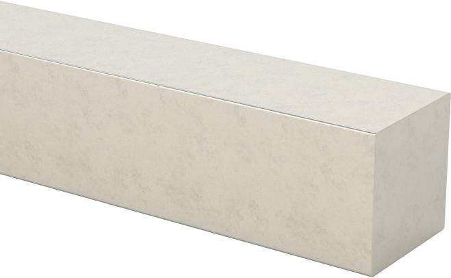 416 Paslanmaz Çelik Makine Anahtarı Stoku, 12" Uzunluk, 3/16“ Yükseklik x 3/16” Genişlik, Büyük Boy