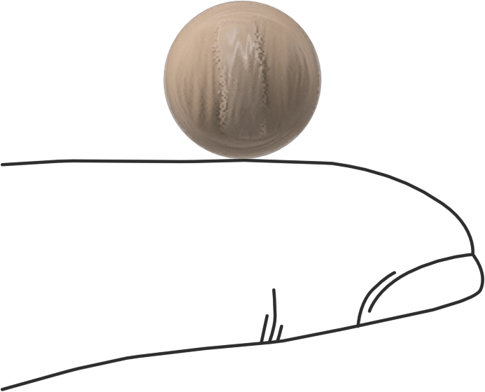 Ahşap Top, 1/2" Çap