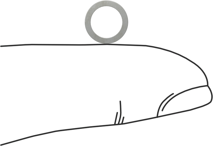 Kalıplar için Şimler, Yay Çeliği, 5/16" OD, 0,005" Kalınlık