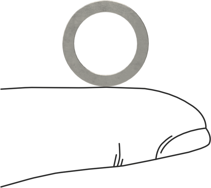 Kalıplar için Şimler, 18-8 Paslanmaz Çelik, 16 mm OD, 0,5 mm Kalınlık