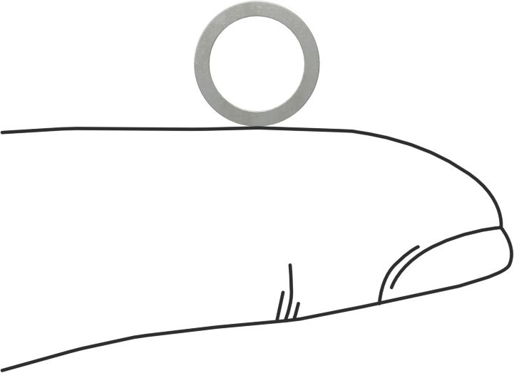 Kalıplar için Şimler, Yay Çeliği, 3/8" OD, 0,005" Kalınlık