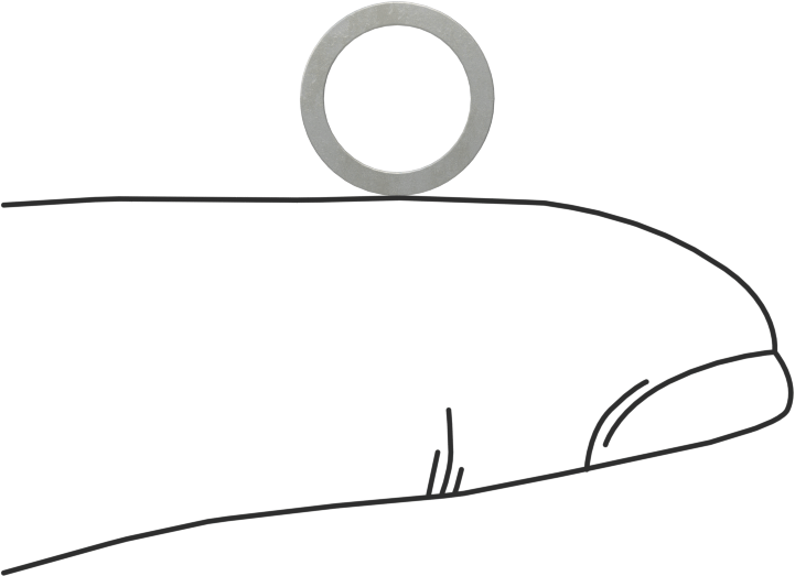 Kalıplar için Şimler, Yay Çeliği, 3/8" OD, 0,015 inç Kalınlık