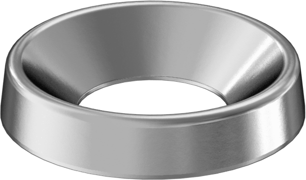 Nikel Kaplı Pirinç Son İşlem Pul, M6 Vida Boyutu için, 8 mm ID, 16 mm OD