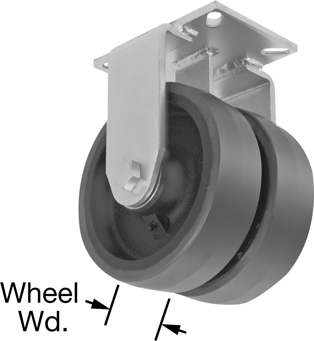 Dual-Wheel Rigid