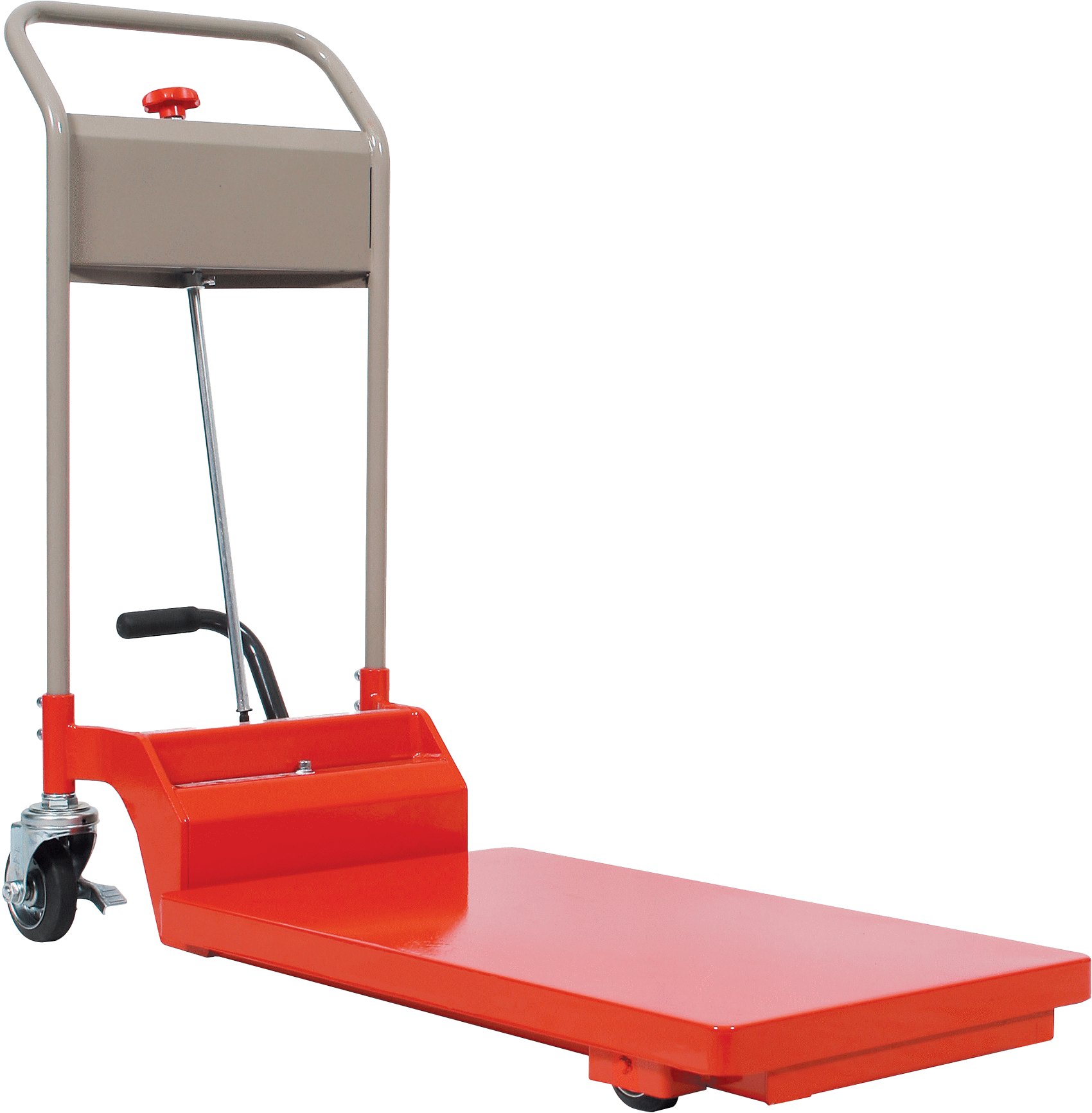 Zemin Yüklemeli Ayakla Çalıştırılan Tekerlekli Kaldırma Masası, 440 lb. Kapasite