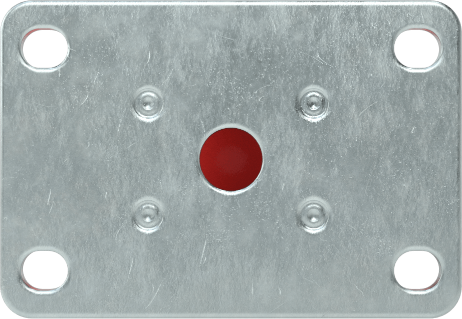 Creston Tekerlek, Rigid, 4" Çaplı Tekerlek, 3-5/8“ x 2-1/2” Montaj Plakası