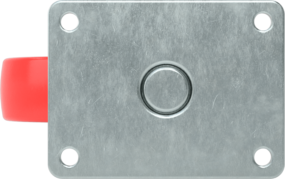 Creston Tekerlek, Döner, 4" Çaplı Tekerlek, 4-1/8“ x 3-1/8” Montaj Plakası