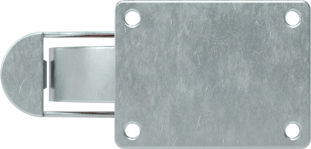 Creston Tekerlek, Sarmal Frenli Döner Bağlantı, 4" Çaplı Tekerlek, 4-1/8" Uzun Plaka