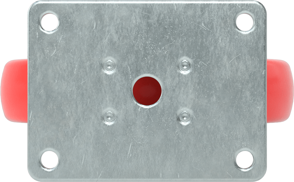 Creston Tekerlek, Rigid, 6 inç Çaplı Tekerlek, 4-1/8“ x 3-1/8” Montaj Plakası