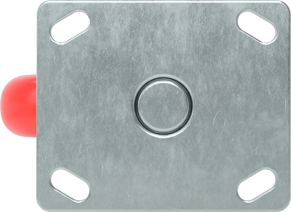 Creston Tekerlek, Döner, 4" Çaplı Tekerlek, 4-1/2“ x 3-3/4” Montaj Plakası