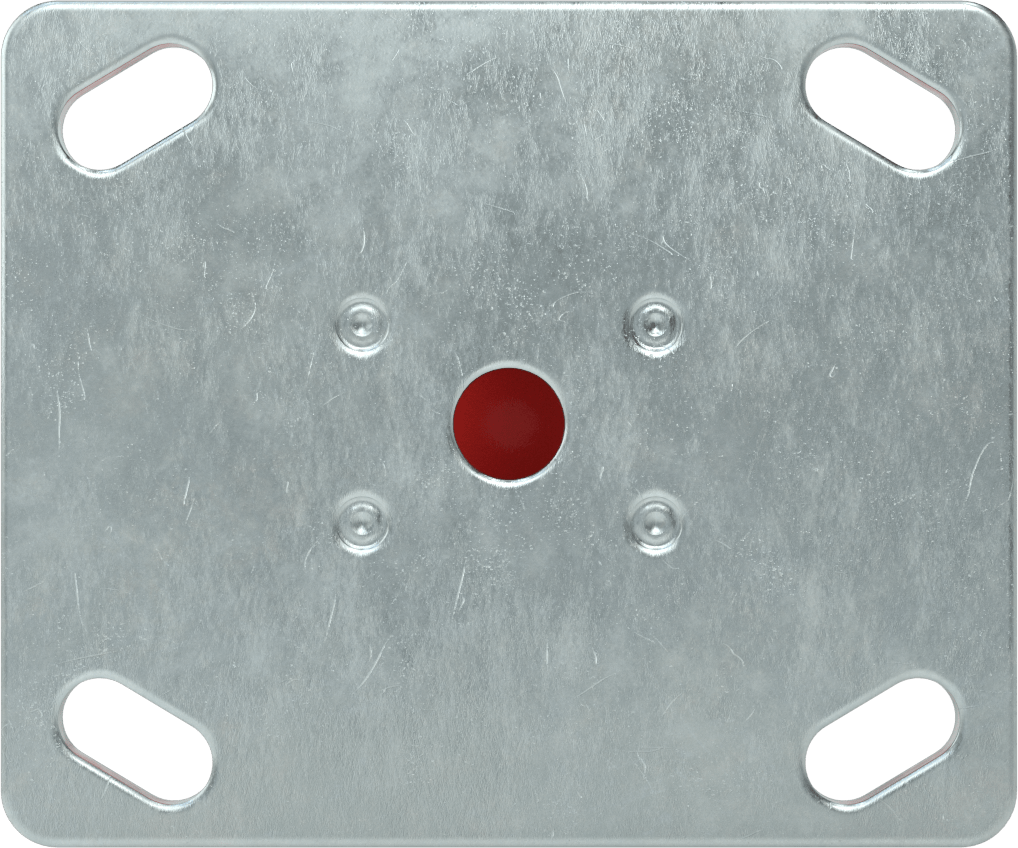 Creston Tekerlek, Rigid, 4" Çaplı Tekerlek, 4-1/2“ x 3-3/4” Montaj Plakası