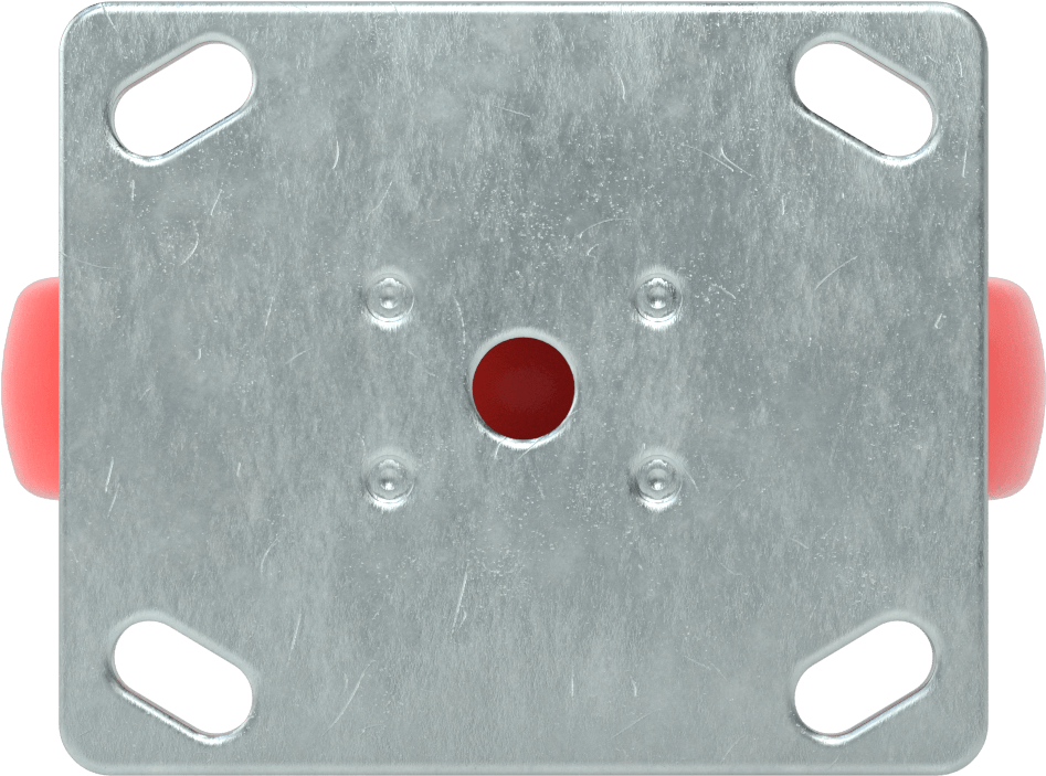 Creston Tekerlek, Rigid, 6 inç Çaplı Tekerlek, 4-1/2“ x 3-3/4” Montaj Plakası