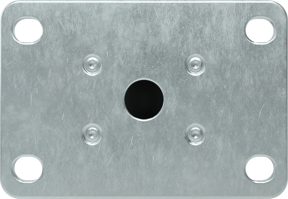 Creston Tekerlek, 2-1/2" Çapında 80A Durometreli Kauçuk Tekerlekli Sert