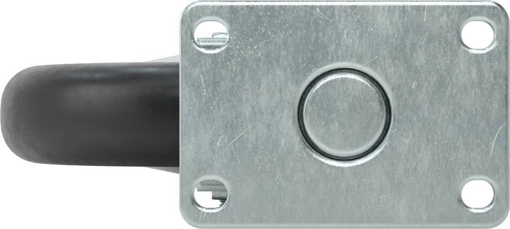 Creston Tekerlek, 6" Çapında 60A Durometre Kauçuk Tekerlek ile Döner Tekerlek